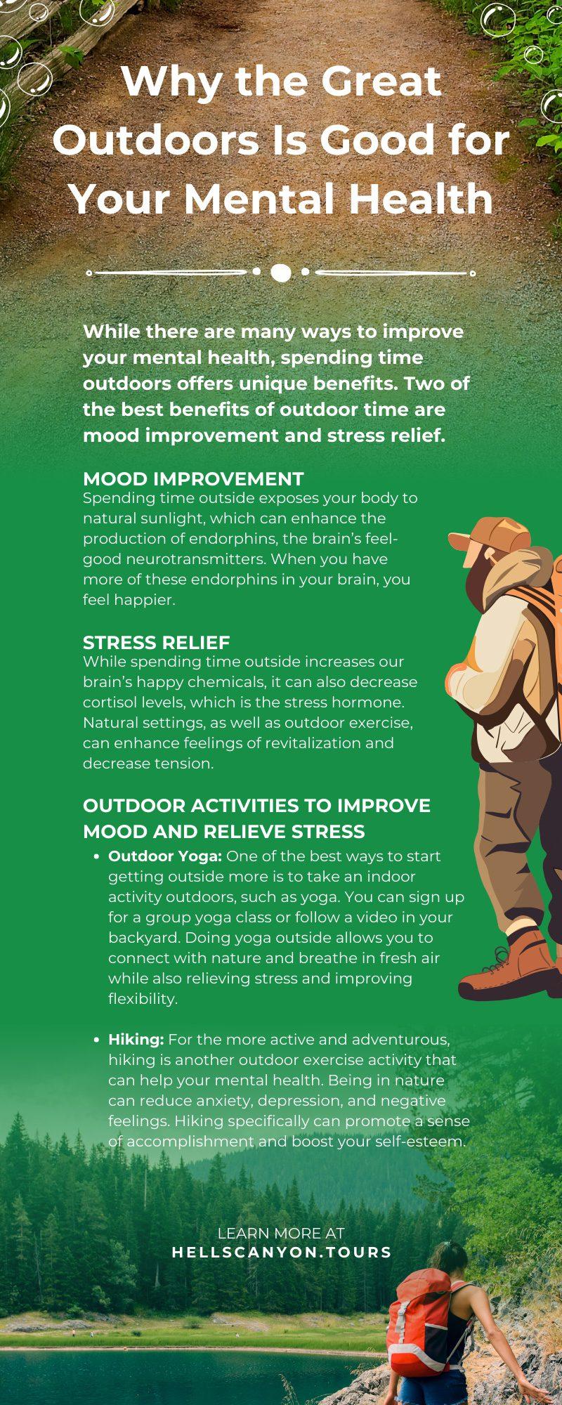 6) Embrace Nature: Spend time outdoors to reduce stress, improve your mood, and connect with nature—all key components of a longer life